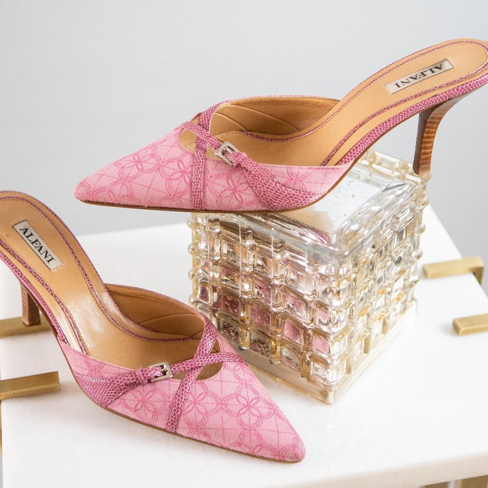 Alfani Pink Mules